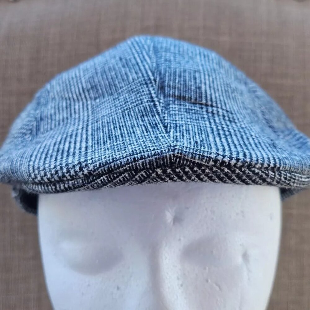 Men Hat Gatsby Gray Cap Hat Newsboy Hat Size 58 New